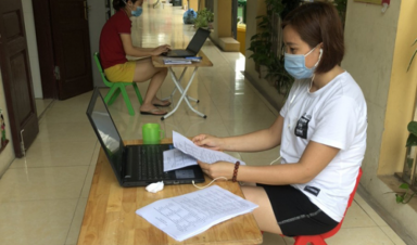FPT Telecom Bắc Ninh lắp Internet miễn phí cho cô trò ôn thi trong khu cách ly Thuận Thành